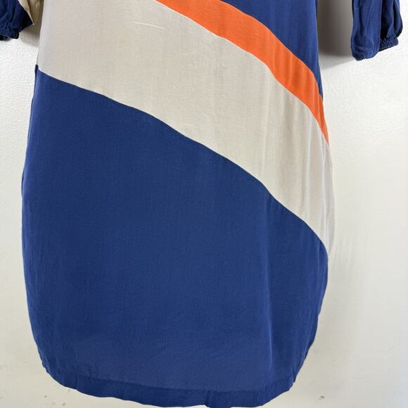 Eci New York Silk‎ Dress 3/4 Sleeve Classic Lined Size 4 Side Zipper - Picture 4 of 15